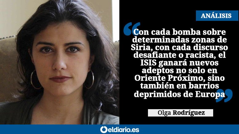 eldiarioes's tweet photo. ANÁLISIS | El paso al frente de Francia, el crecimiento del ISIS, las injerencias https://t.co/Z66F5x8Emn https://t.co/VwKPtX93x0
