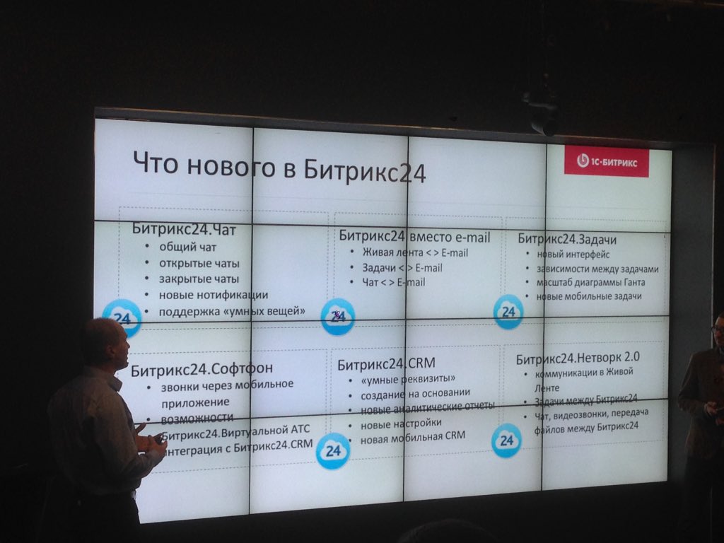 Вот и все, что мы презентовали вам сегодня в Битрикс24. :) #bitrix24
