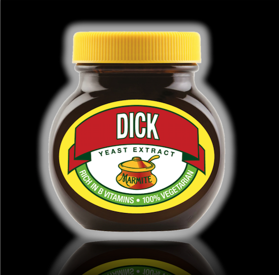 marmite's tweet photo. Tom, Dick or Harry? Whatever your name, stick it on a jar! #LoveItHateItNameIt https://t.co/Yrra3kFWya https://t.co/jgcJI6yHHU