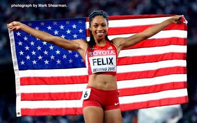 AthleticsImages's tweet photo. #Bornonthisday in 1985, 4 x OG gold &amp; 10 x W.Champs. gold medallist ALLYSON FELIX @QuarterMilers  @allysonfelix https://t.co/pfvueq5YLQ
