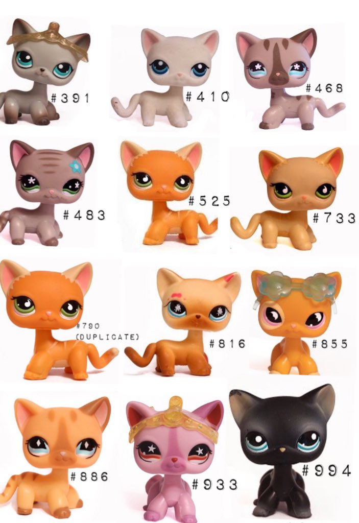 LPS Lists on Twitter: "Here's part 2 of my shorthair cat list.sorry I