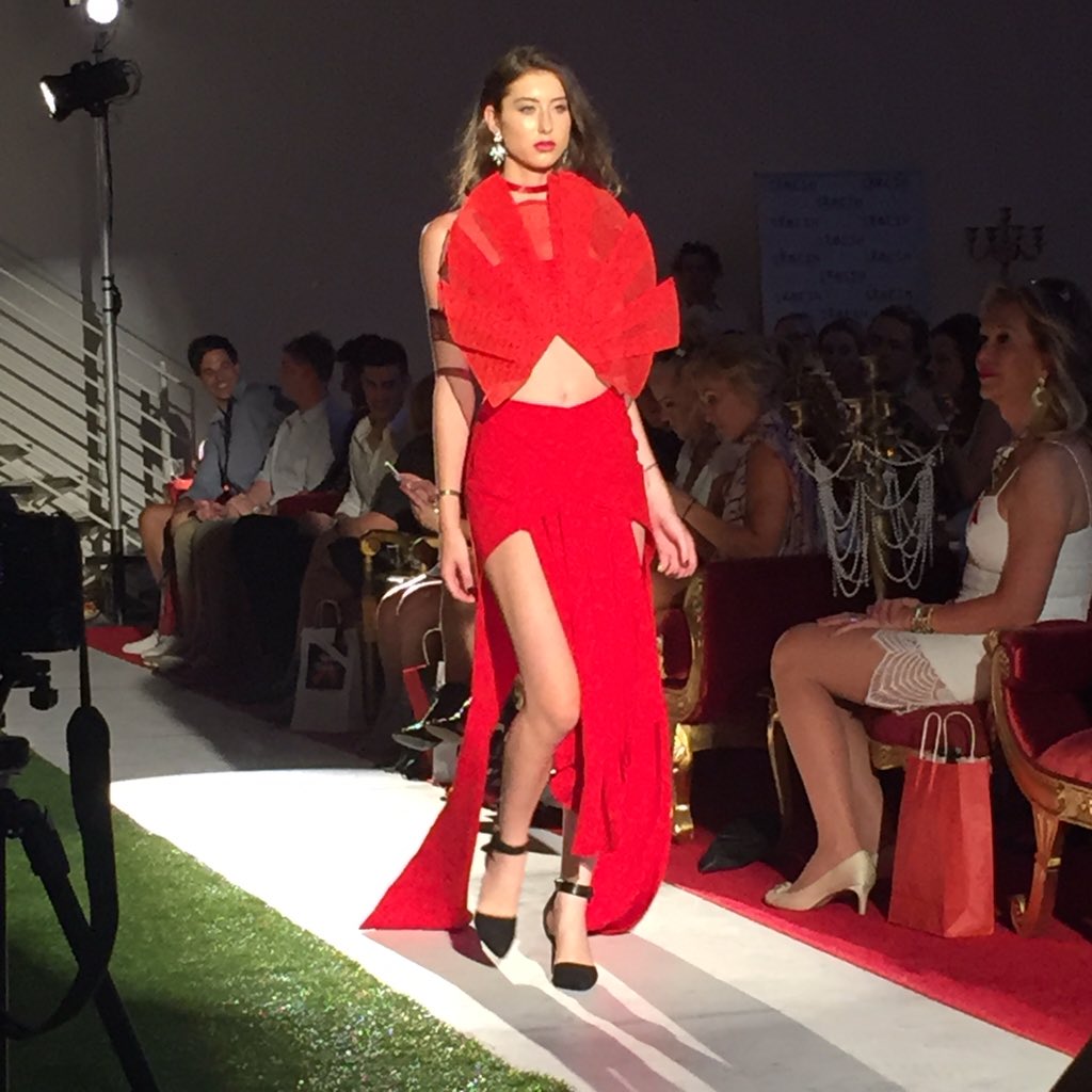 FeastFestival's tweet photo. Local label Simmone Standing the Label looking fabulous at The Red Dress #FeatFest #RedDressFF https://t.co/QMSE8C0VdE