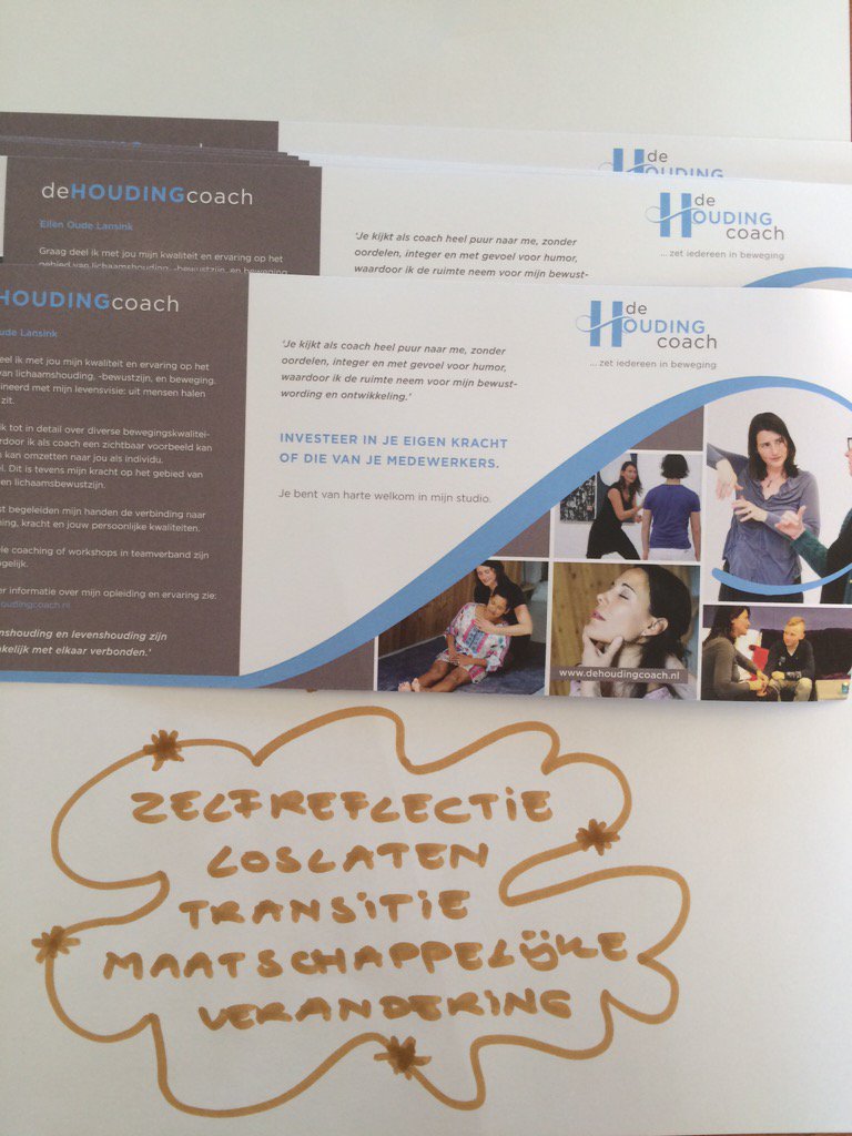 Bereid workshop voor: 'Zelfreflectie en loslaten' middels lichaamshouding, levenshouding en lichaamsbewustzijn.