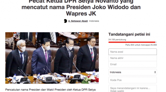 liputan6dotcom's tweet photo. 3 Petisi Minta Setya Novanto Dipecat dari Jabatan Ketua DPR https://t.co/hYfEqrPWY8 https://t.co/xAhMhGtGwD