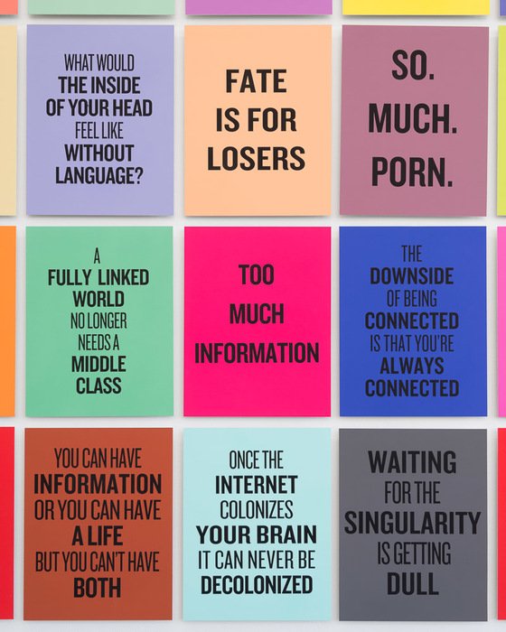 ArtSlant's tweet photo. In Review | "I Miss My Pre-Internet Brain". Douglas Coupland's Bit Riot @WdWCentrum: https://t.co/uiIIOv4tYX https://t.co/s4AF7bVoRM