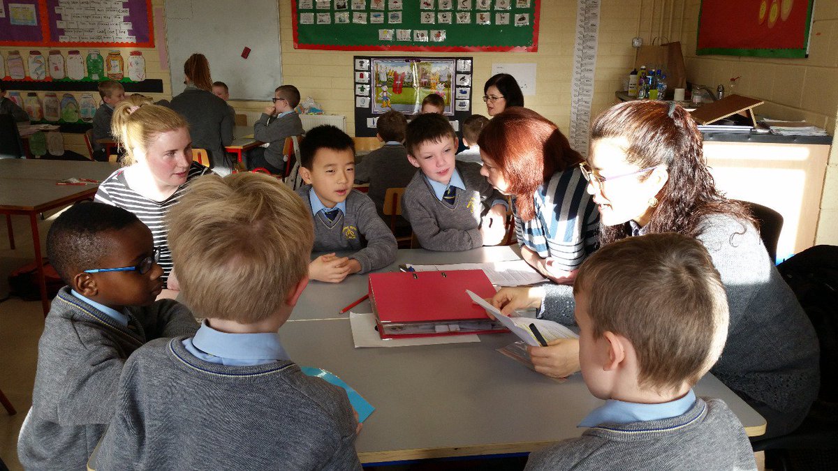 BlarneySt's tweet photo. Thank you to our team of Magnificent Moms who are helping Rang2 with their #MathsBlast. The boys love seeing here! https://t.co/yTSRjv55lc