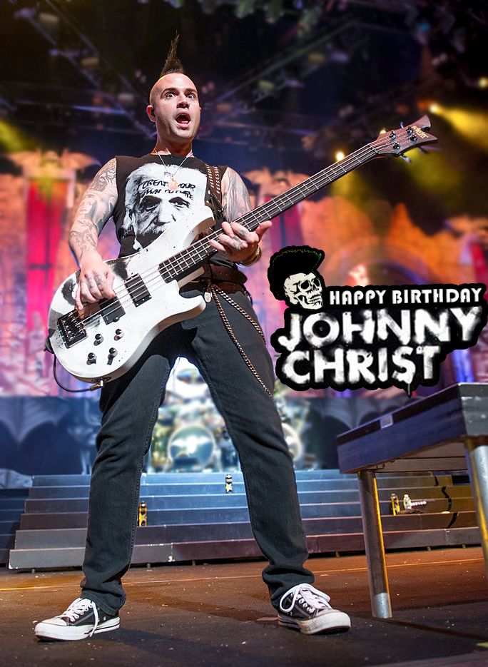 Happy Birthday, Johnny Christ! Nesta quarta (18) o baixista do Avenged Sevenfold completa seus 31 anos de idade 