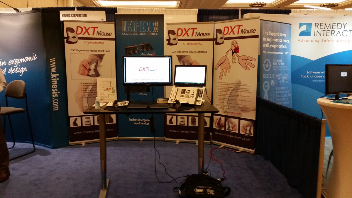 CityErgonomics's tweet photo. Come see the #dxtmouse @kinesisergo booth #ErgoExpo #ergonomics #comfort #precision https://t.co/7dIEpPs8Ef