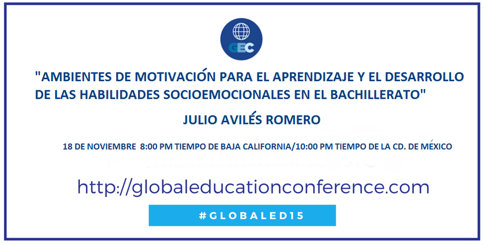 julioavilesr's tweet photo. @CLASEmx_Mov Esta tarde en la conferencia Mundial de Educación. Enlace a la sala: https://t.co/Jf8dvaw1uS https://t.co/AvQjVwhClq