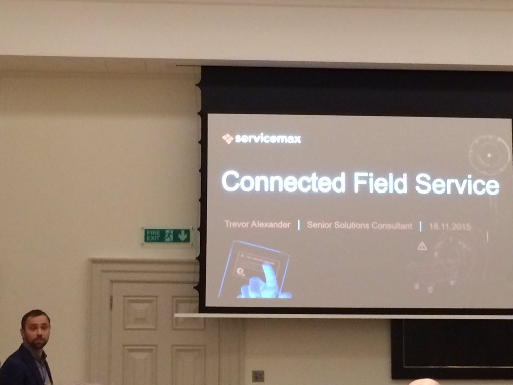 ServiceMax's tweet image. We&apos;re live with @treboralex at the @EuroCloud London event talking #connectedservice @philww