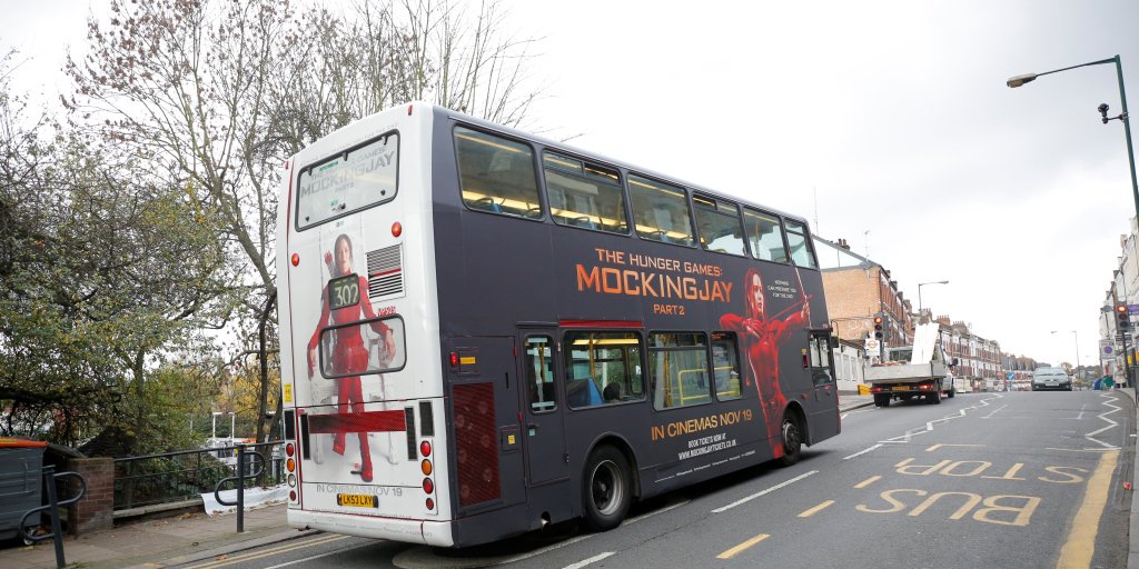 ExterionMediaUK's tweet image. Tomorrow #HungerGames returns to the big screen! Who’s going to see it? #mockingjay2 @CaratUK @Posterscope