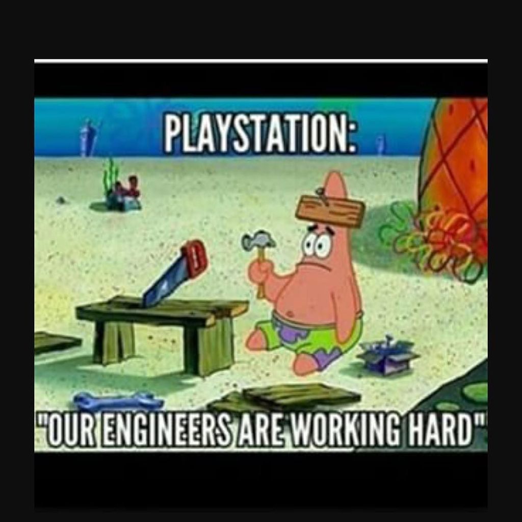 ps4 meme spongebob