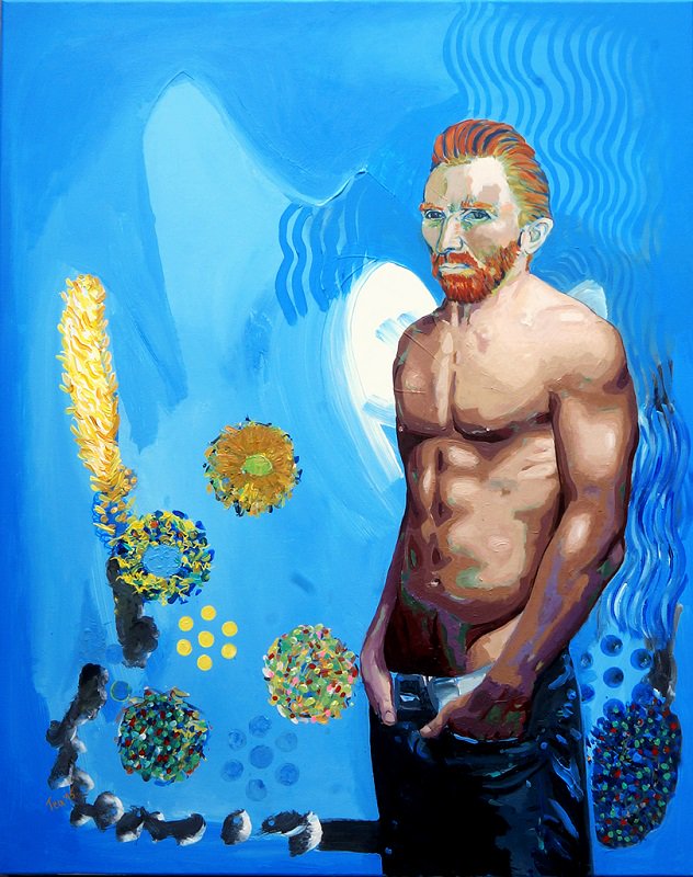 Inspired by Van Gogh internetbode.nl/zundert/geinsp… Did you love me as the artist or as the man? 100x80cm acrylic on canvas