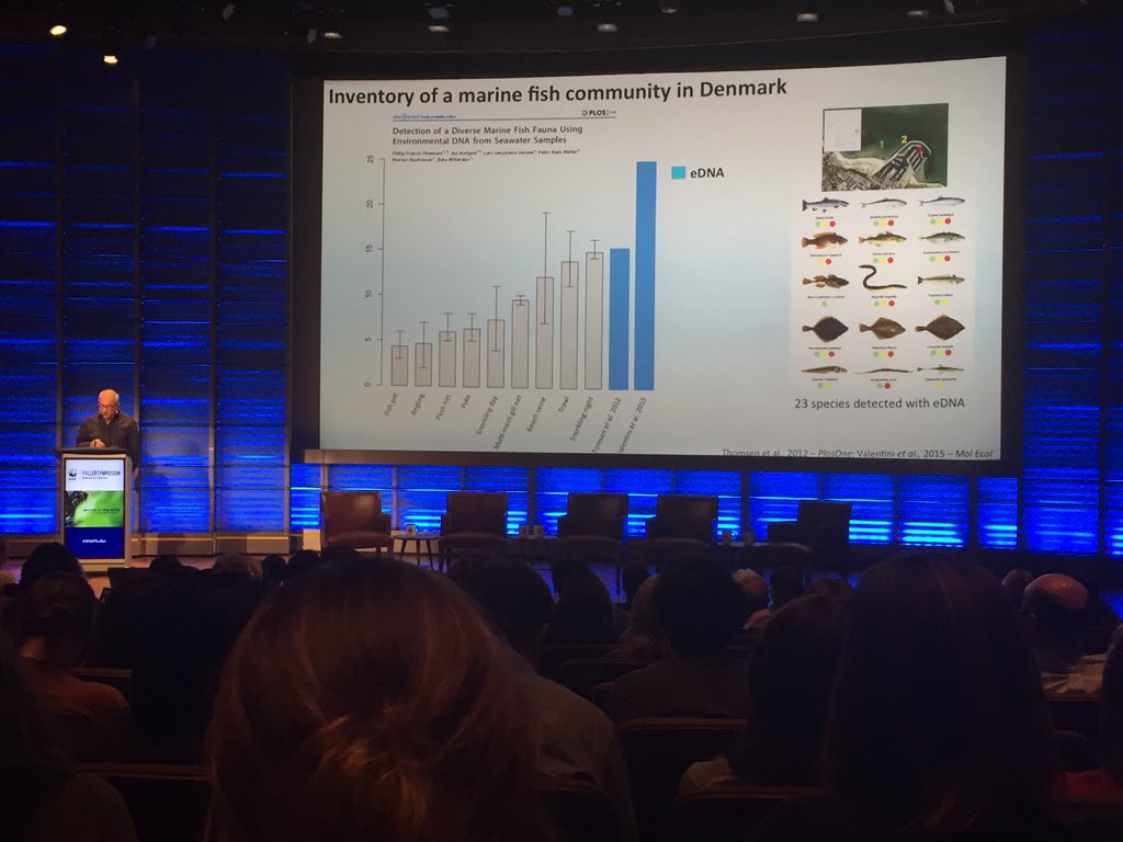 KuppertSarah's tweet photo. Claude Miaud @EPHE_fr explains that eDNA surveys can also be used in marine environments #WWFFuller #conservation https://t.co/l4iHMyhmIZ