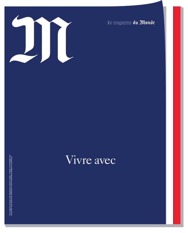 CyrilPetit's tweet photo. "Vivre avec" : la très belle couverture de @lemonde_M de vendredi. https://t.co/SjykntRiIp