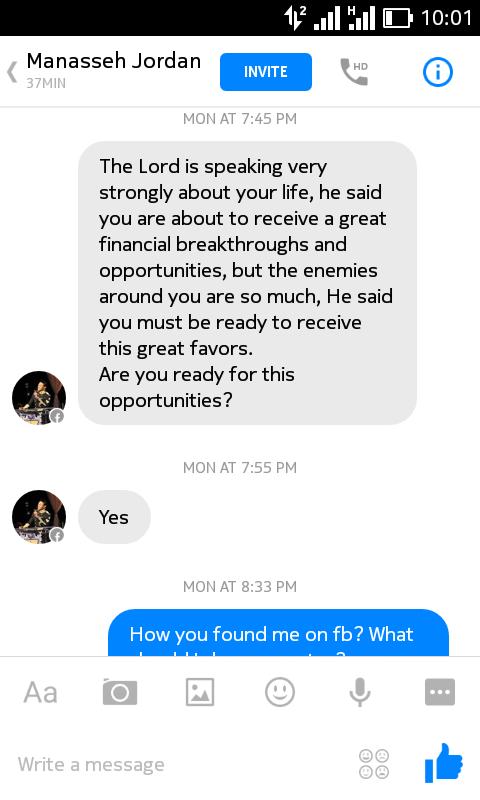 PraveenOpatha's tweet photo. @prophetmanasseh please help me. Do you have a private fb account? Is this true? https://t.co/QbZVXdSf3c