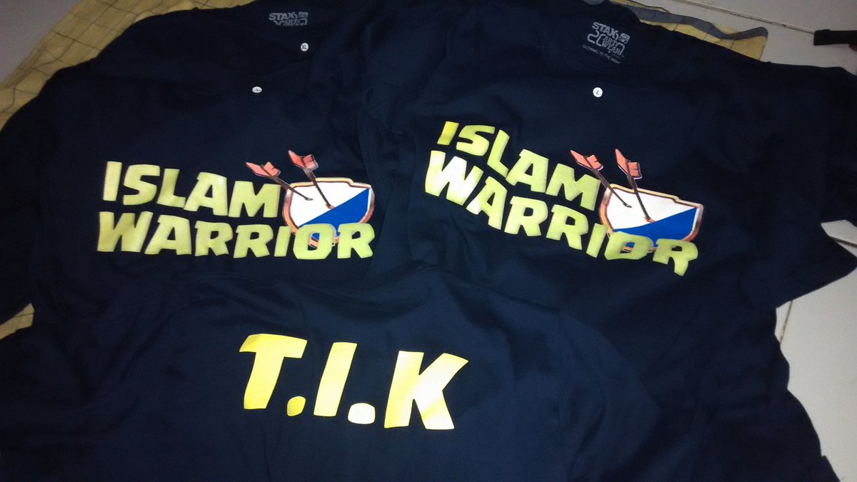 Islam warrior tshirt !! Clash of clan . thanks for order
