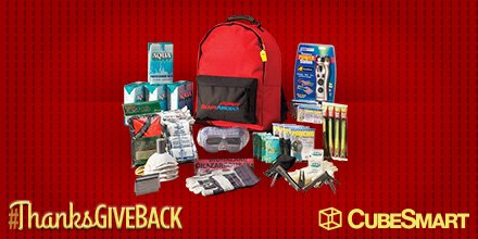 CubeSmart's tweet photo. Day 3 of #ThanksGiveBack! There's a new prize. Enter at https://t.co/sId6NHJSST by 11:59p EST for a chance to #win! https://t.co/o48m5BFKnf