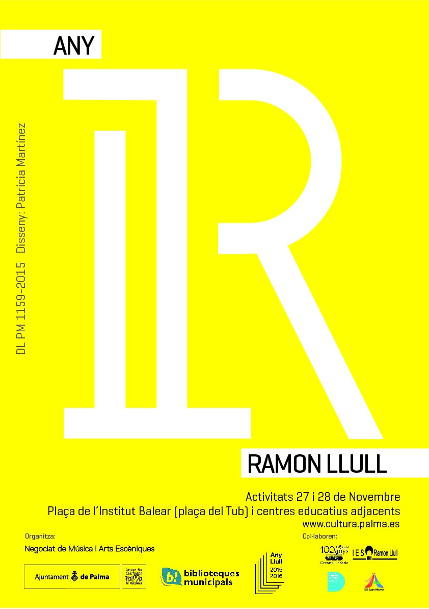 27-28 Novembre, celebració any Ramon Llull a la plaça del tub. Música electrònica, food trucks, circ i microteatre!