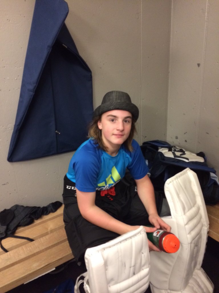 RBC_Falcons's tweet photo. Hell of a game last night for our player of the game Dekon Randell-Snow. Made some great saves to get us a big win. https://t.co/zSePaPdfwr