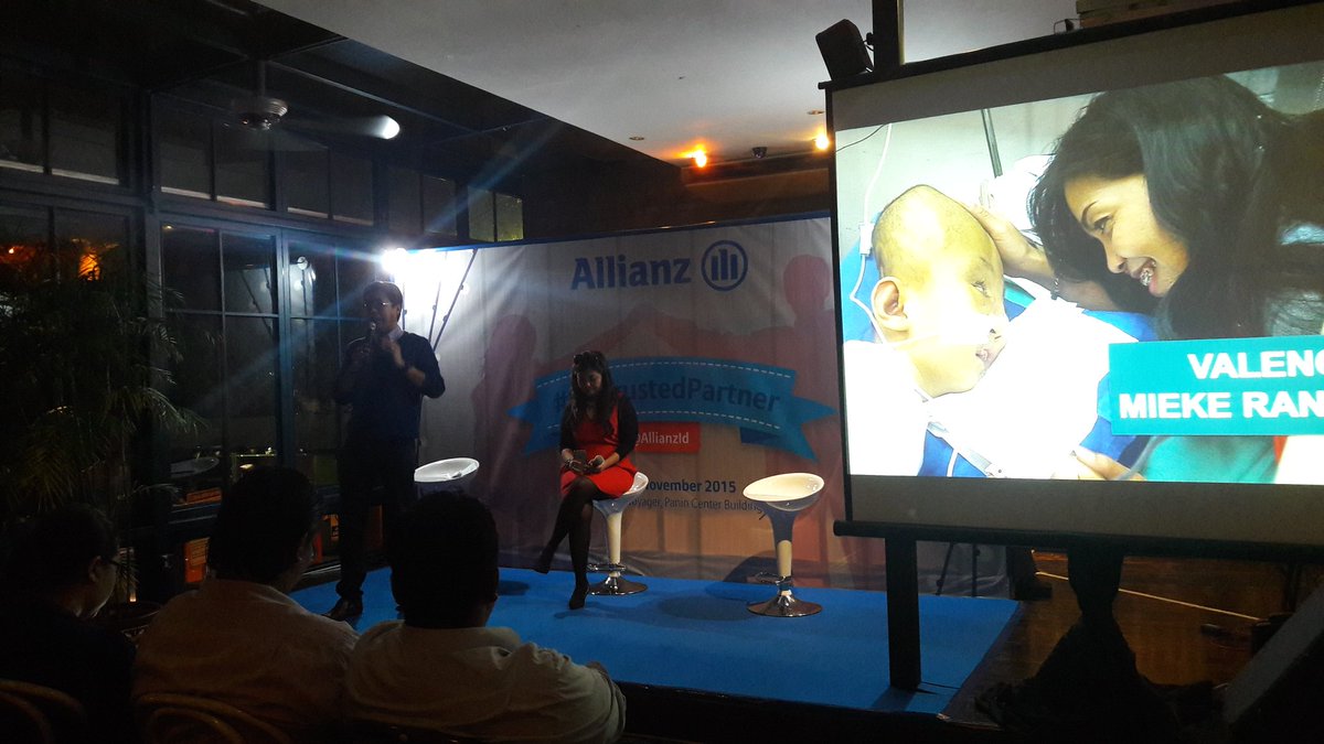 amandaafrili's tweet photo. Attending #MyTrustedPartner talkshow from @AllianzId :) Now @justsilly share about her life https://t.co/L3cQfkPmK7