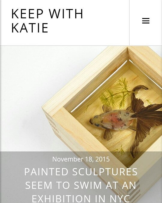 keepwithkatie's tweet photo. @JLGallery's 'Goldfish Salvation' opens tomorrow - make a beeline for it if you're in NYC 

https://t.co/0ryJk4VSzY https://t.co/atEdCeLeSO
