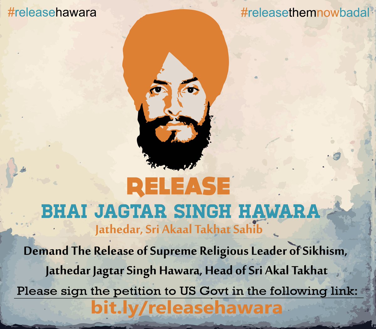 Sarbat_khalsa16's tweet photo. Please sign this petition and share on social media..https://t.co/IHu1izIxBb
#ReleaseHawara #FreeThemNowBadal https://t.co/a90RTaEfpj