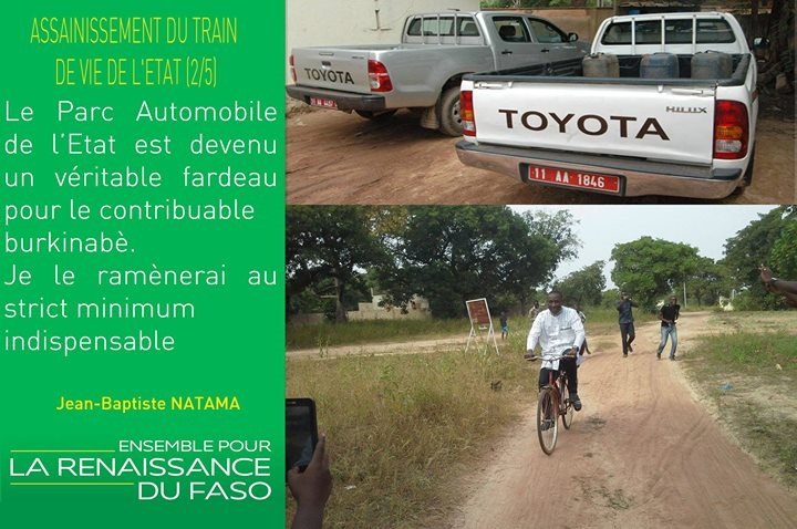 yacyneka's tweet photo. Une des mesures de reduction du train de vie de l Etat. #lwilivote #Burkina #jbn2015 https://t.co/3ojjLjl9fi