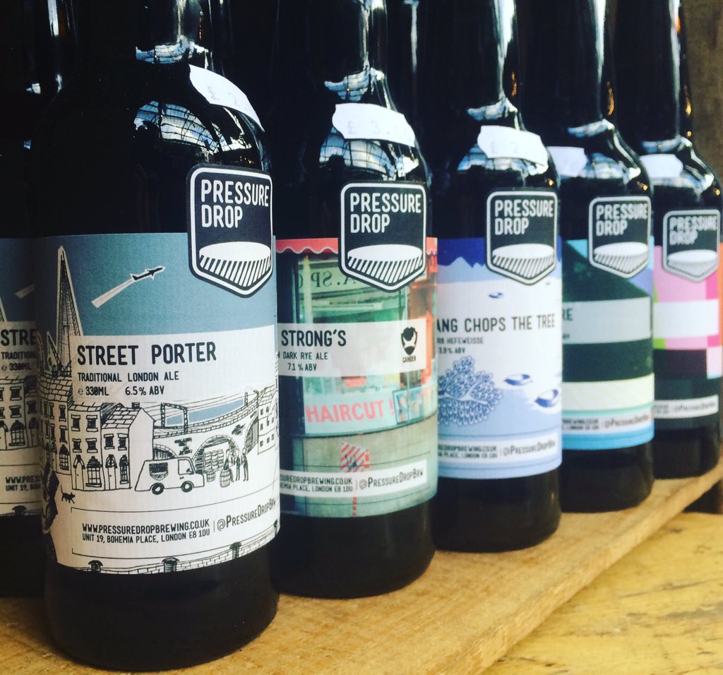 Utobeer's tweet image. Delighted to have some @PressureDropBrw back on our shelves in pride of place. #londonbeer #utobeer #boroughmarket