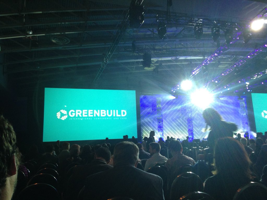Excited to kick off #Greenbuild!  #monumentalgreen #sustainability #GoGreen 🌲🌳🌴🌱🌵🌿☘🍀🎍