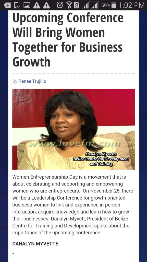 watsocec's tweet photo. Live experience of #WEDCaribbean. Danalyn Myvett Ambassador @WEDBelize shares on #WomenWOW and #WINCAP. @womenseday https://t.co/xeeSy0dGBL