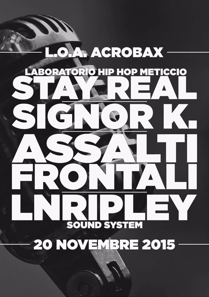 indipendentieu's tweet photo. #20N #Acrobax13anni @akaSignorK @lnripley soundsystem Assalti Frontali in concerto https://t.co/aSKPUWzZVA
