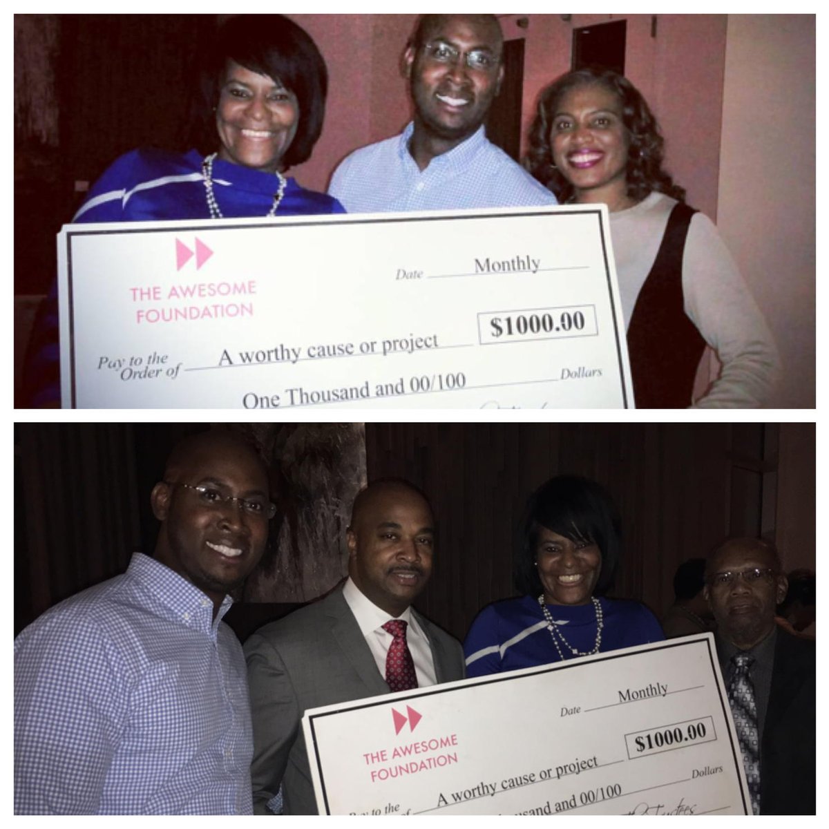 dr_dmahaffey's tweet photo. Congrats again to out November @AwesomeAtlanta grantee #ThinkForGood Thanks @kwanzahall for stopping by! #SocEnt https://t.co/q3FDbd6iwG