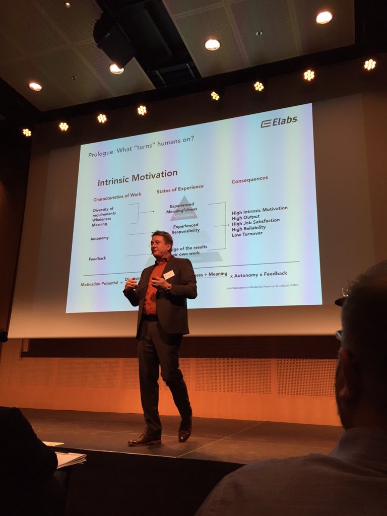 Anatherway's tweet photo. Intrinsic motivation and flow created by ecosystem thinking #riksforum @ElabsAG https://t.co/ZNhbcwOLt3