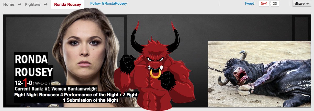 liz_elfving's tweet photo. Need to update the #UFC #UFC193 #website @danawhite has still not congratulated the #champ #HollyHolm #rowsey https://t.co/xDn2rqbyIE