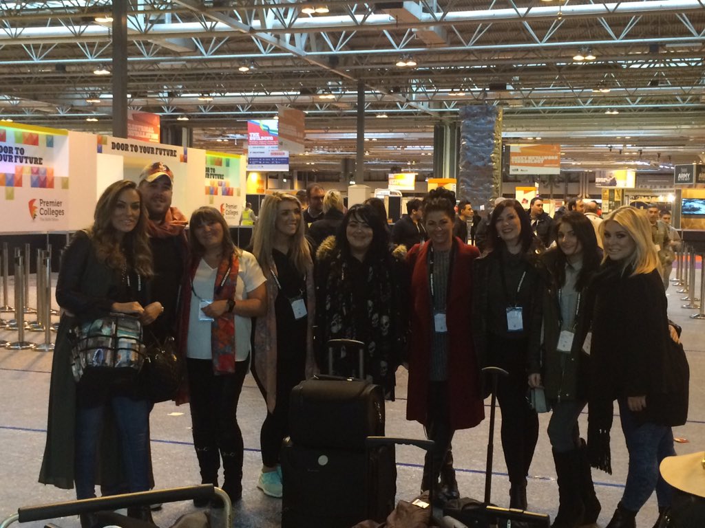 NCLanarkshire's tweet photo. @NCLanarkshire hairdressing and beauty ready to go @SkillsShow #OneMoreTimeNCL https://t.co/woj5yReTNi