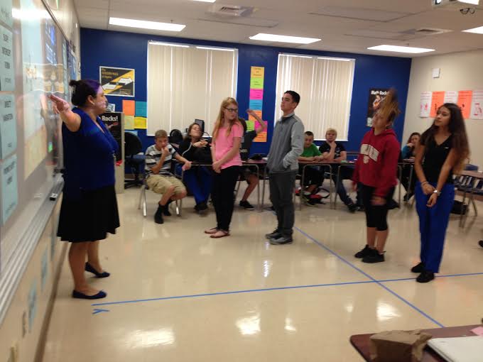 pvcobrashs's tweet photo. Mrs. Ferber's Algebra class involved in a Human Math activity!
#PVMath #InnovativeLearning https://t.co/BORuQRS0EZ