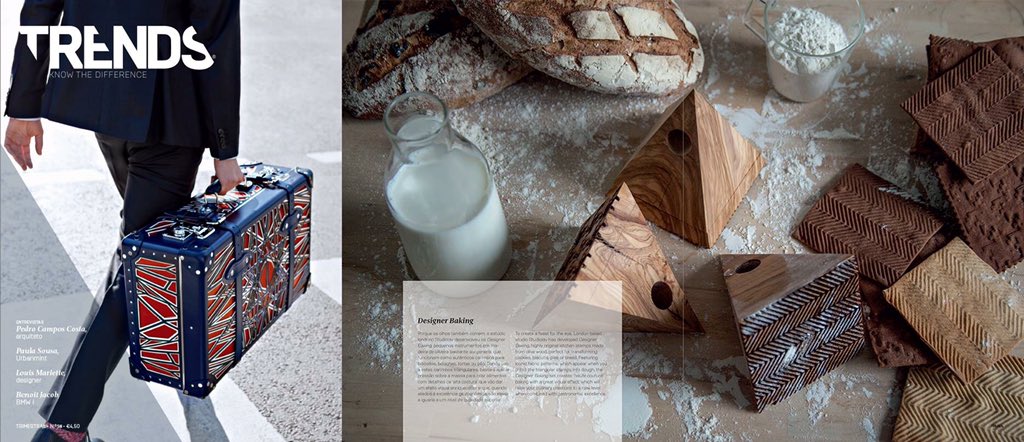 studiolav's tweet image. Fresh from the press our Designer Baking published in @trends_mag_ ,a great publication that "Knows the Difference"