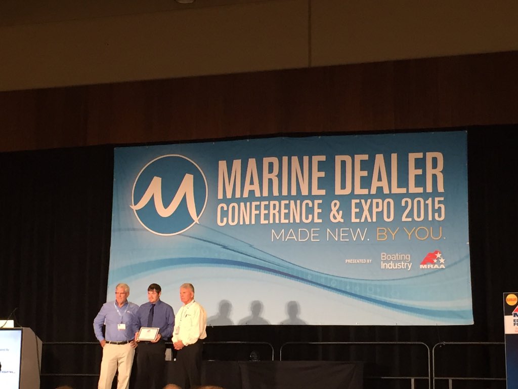 BoatingIndustry's tweet photo. Congratulations to all of the @MarineRetailers Educational Foundation scholarship winners! #mdce15 https://t.co/6E7ETpGHGm