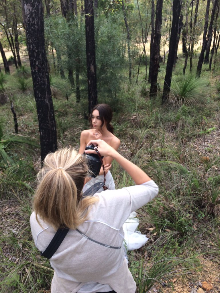 A little BTS from last week