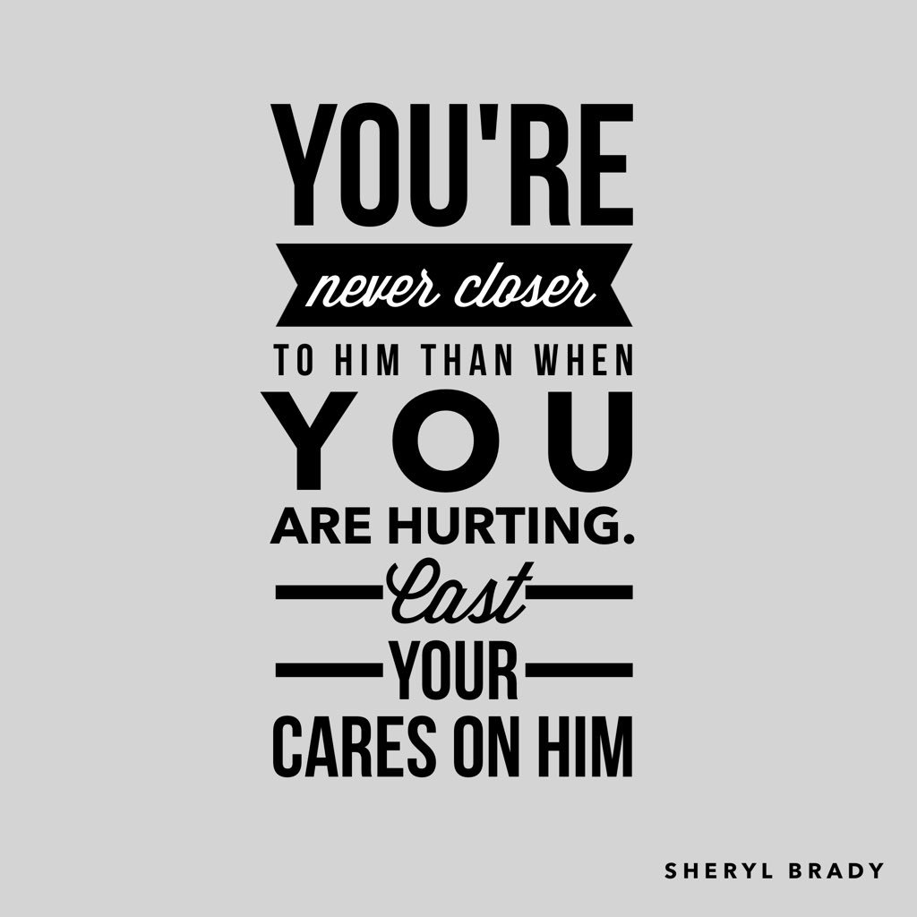sherylbrady's tweet photo. “casting all your care upon Him, for He cares for you.” I Peter 5:7 NKJV https://t.co/io5J5ORZHv