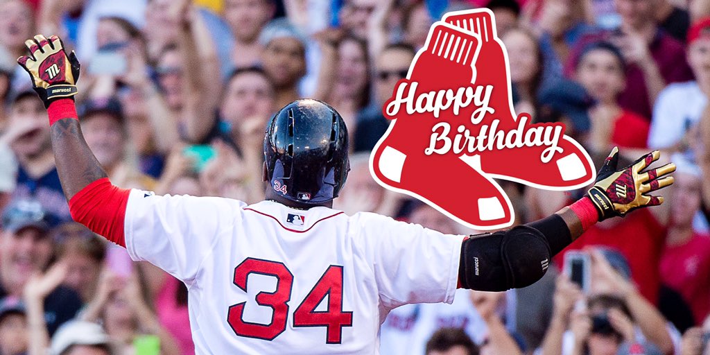 RedSox's tweet image. Happy 40th birthday to @davidortiz, the only #BigPapi! 💪 🎂