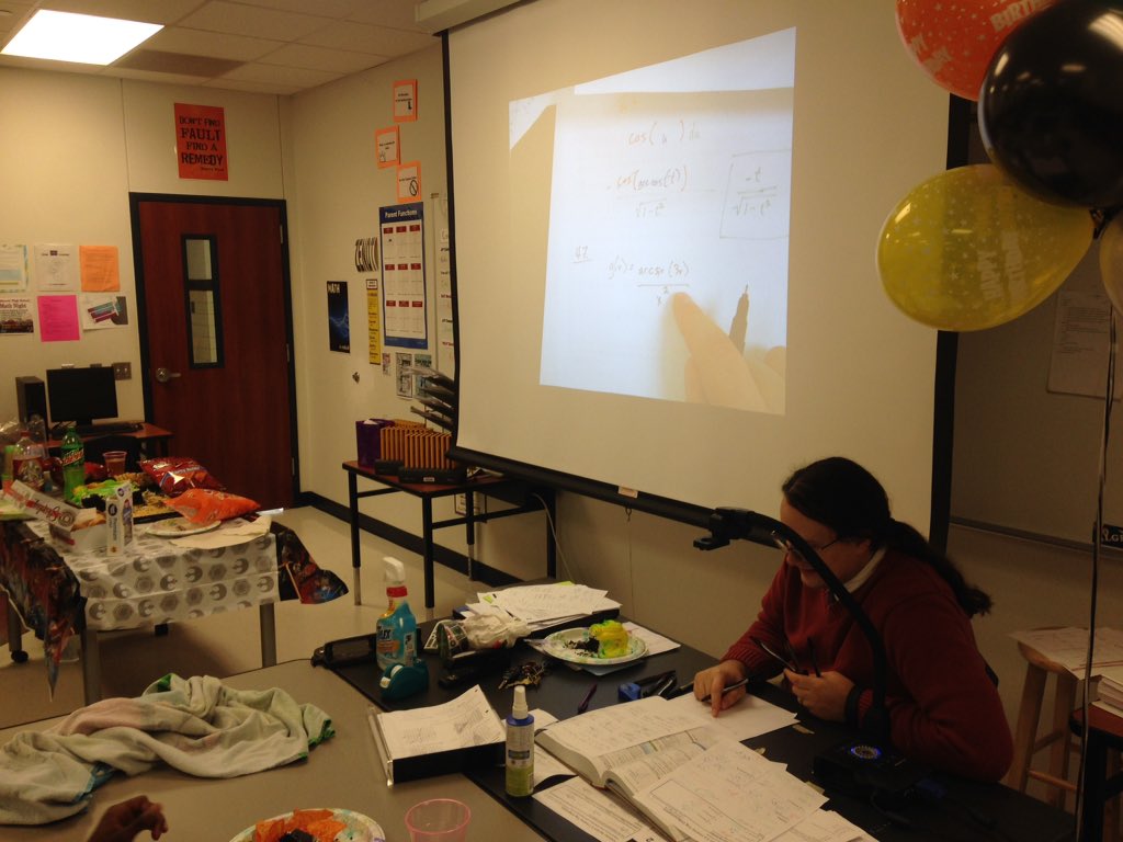 Happy Birthday, Mr. Zendt! ❤️❤️❤️, your Calculus students #haveagreatday #studentsloveyou #thanksforallyoudo