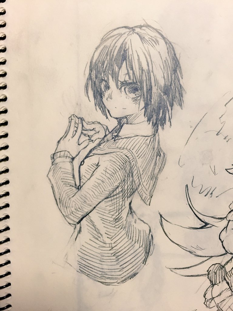 最近の落書き。
なぎさちゃんコスの忍&amp;ベベ、七咲、クロノワール様&amp;鰐紳士、エスデス将軍。 