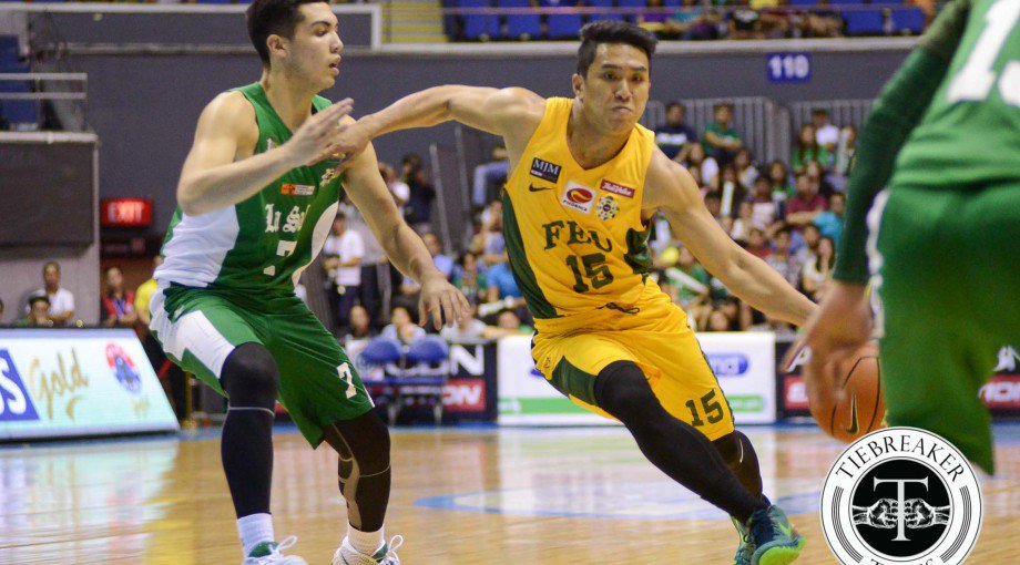 EspiriTruth's tweet photo. Idol @monrong05 13 pts. #FEUTamaraws 71 (11-3) DLSU Green Archers 68 (6-8).  

#MonbertArong #Arong #FEU #UAAP78 https://t.co/Cg3BjWCAUx