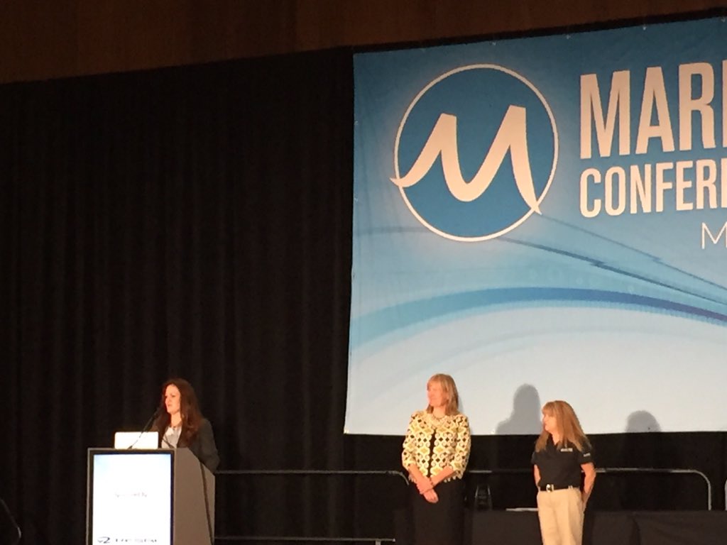 BoatingIndustry's tweet photo. Congratulations to Melissa Danko, the 2015 Darlene Briggs Woman of the Year! #mdce15 https://t.co/JIld1nX0Ve