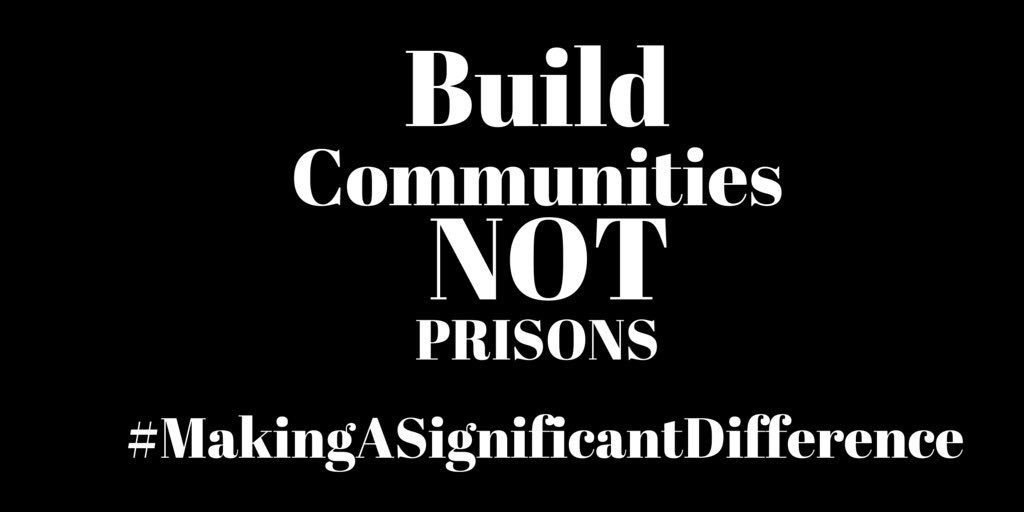 BehindBoxers's tweet photo. "Build communities Not prisons"
#MakeASignificantDifference https://t.co/B4w1cPot45