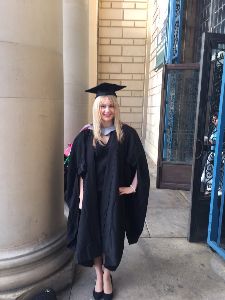 MissKirkEnglish's tweet image. Miss Kirk graduates!