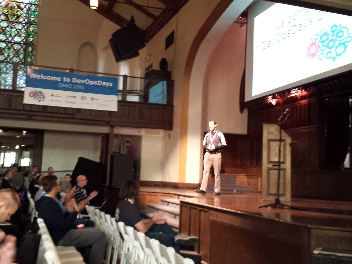 jaywryan's tweet image. #devopsdaysohio kicking off!