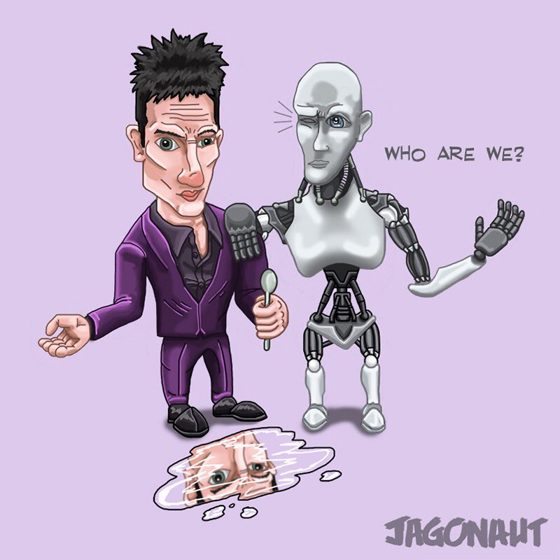 totalteamups's tweet photo. So there's a #Zoolander2 trailer out? Well check out Derek &amp; Sonny from iRobot pondering life #TotalTeamUps https://t.co/sQjav1pY6v